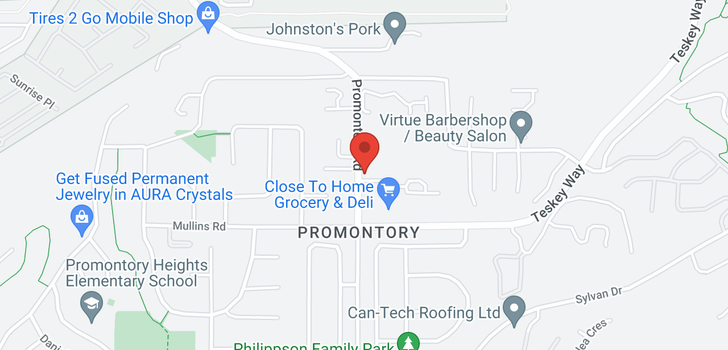 map of 24 5648 PROMONTORY ROAD